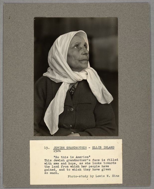 Image for “Jewish Grandmother”, photo by Lewis Hine