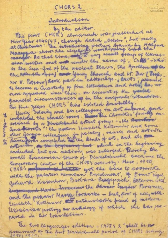 Image for Testimonies on the Material Situation of the Culturally Active Ukrainian Emigration in Germany, 1946-1951